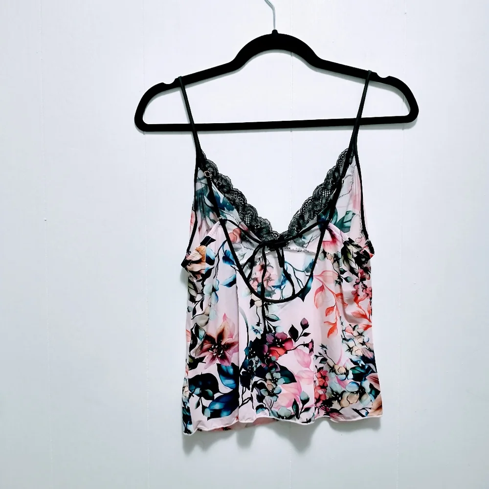 Y2k style floral Cami
